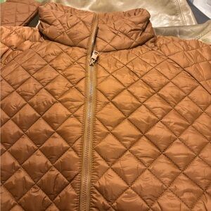 Quince Brown Quilted Jacket/ Similar to Athena Jacket. Sold Out Everywhere.